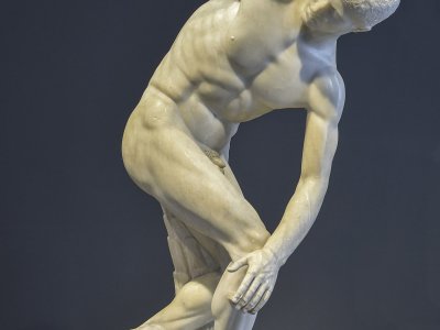 Discobolus in National Roman Museum Palazzo Massimo alle Terme
